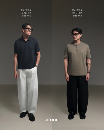 ECINOS MAN - Don Barrel Cotton Trousers