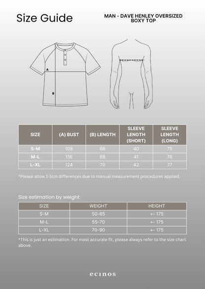 ECINOS Man - Dave Henley Oversize Boxy Top