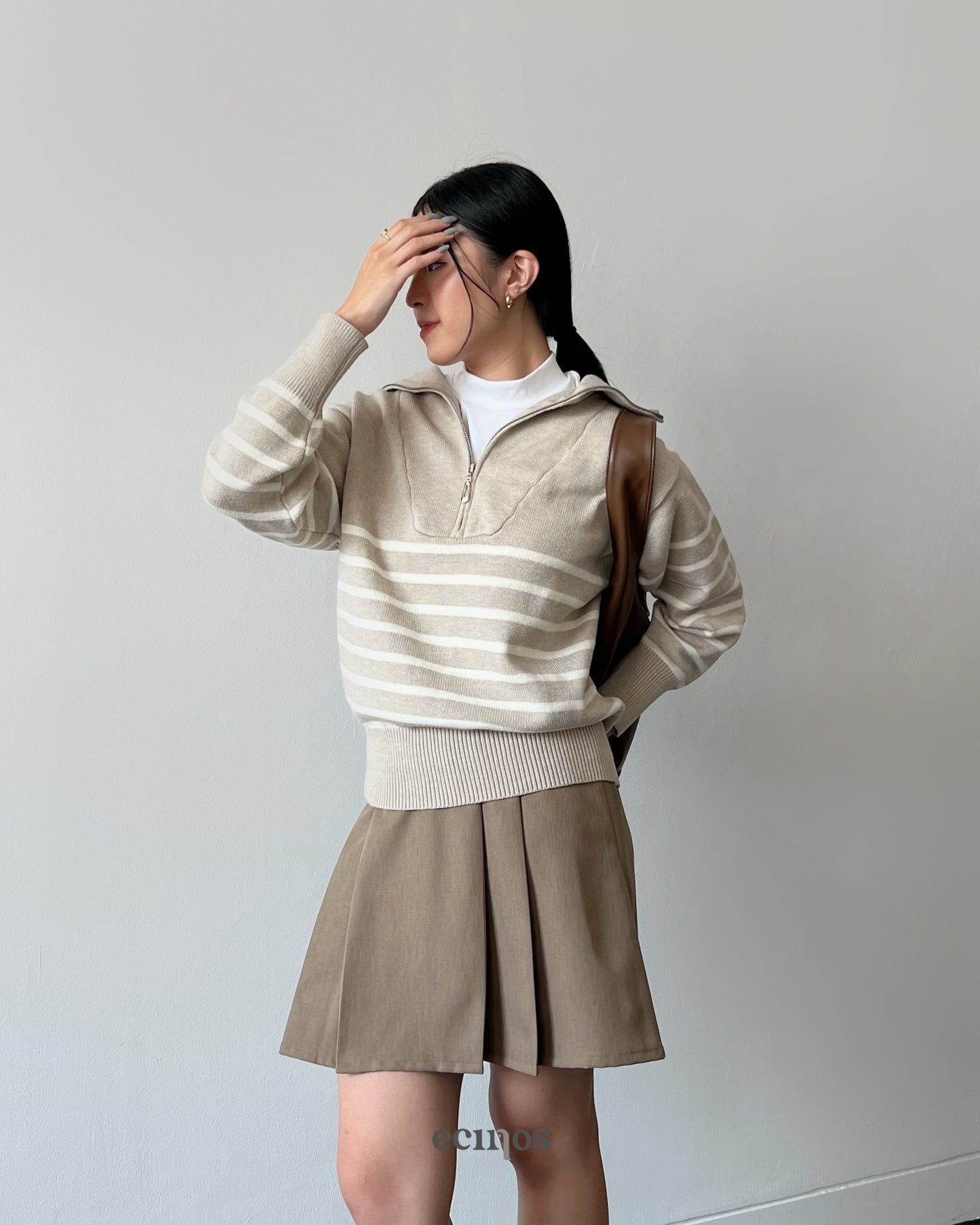 ECINOS - Karen Half Zip Sweater