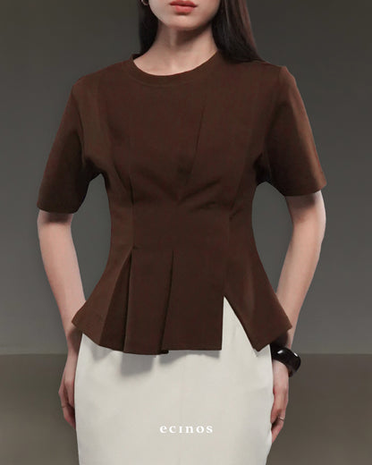 ECINOS - Serena Pleated Top