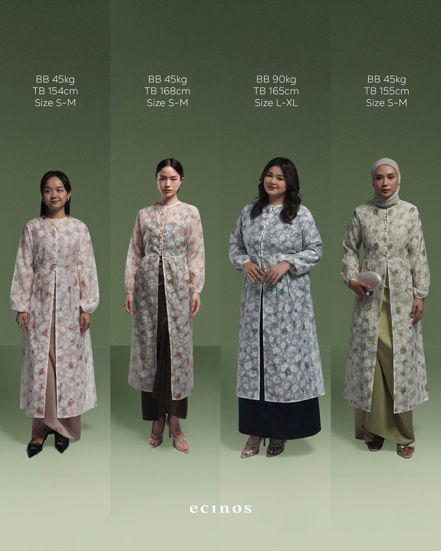 ECINOS - Floral Printed Tulle Set 2.0