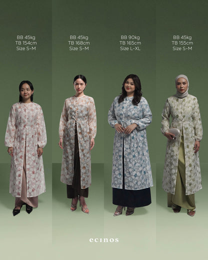ECINOS - Floral Printed Tulle Set 2.0