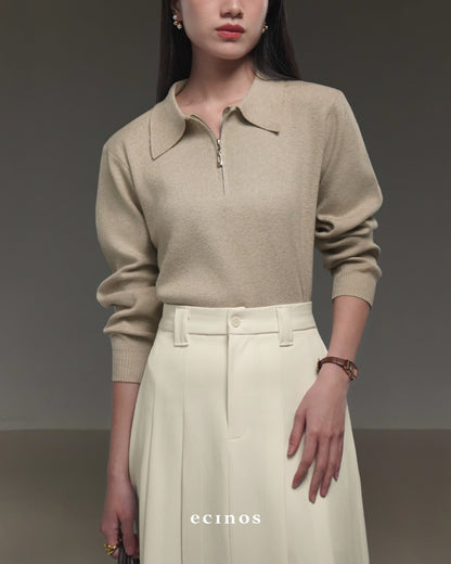 ECINOS - Flo Knitted Polo Top