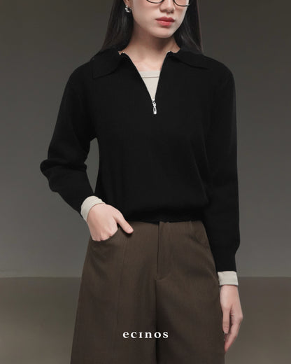 ECINOS - Flo Knitted Polo Top