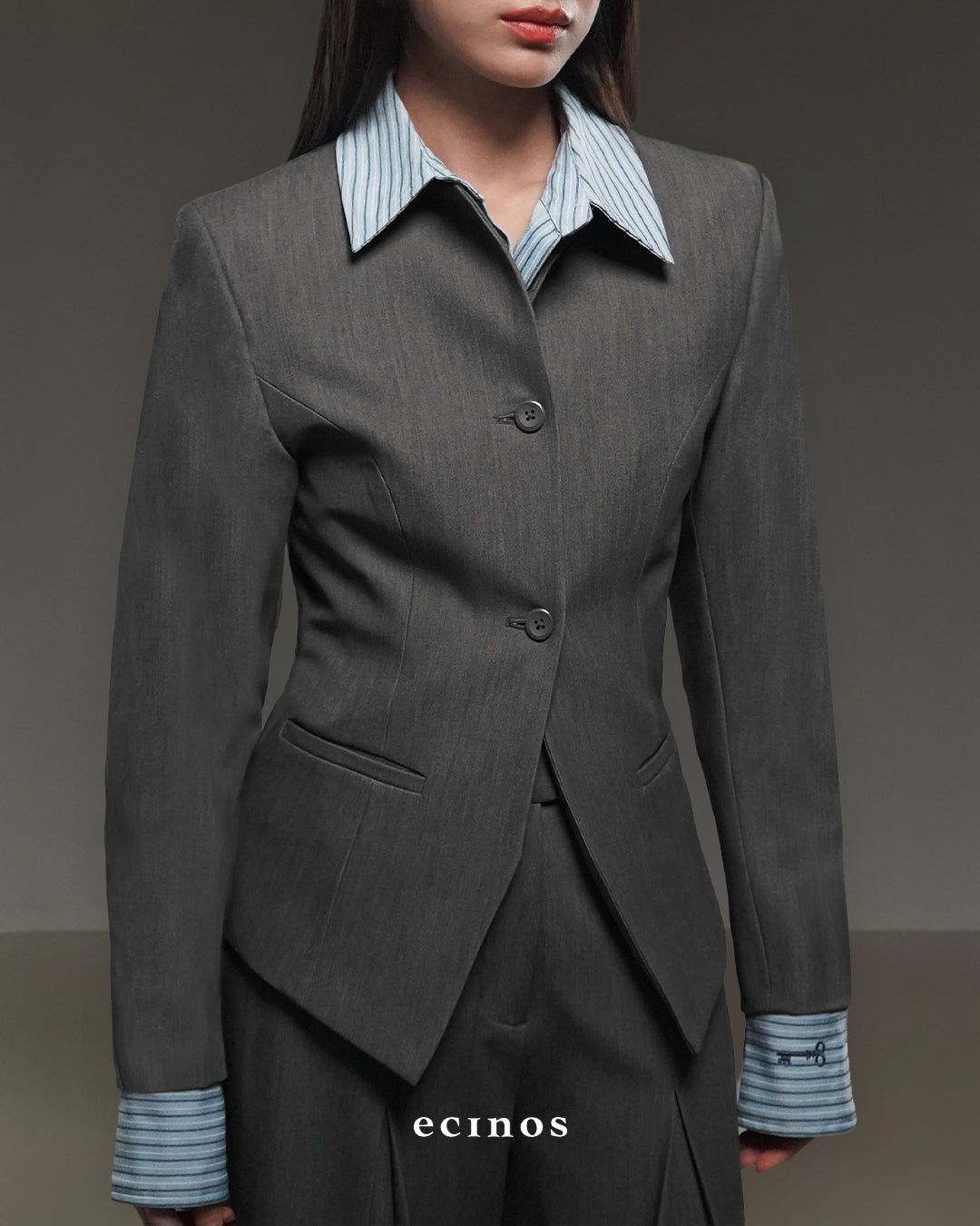 ECINOS - Andrea Tailored Fitted Blazer