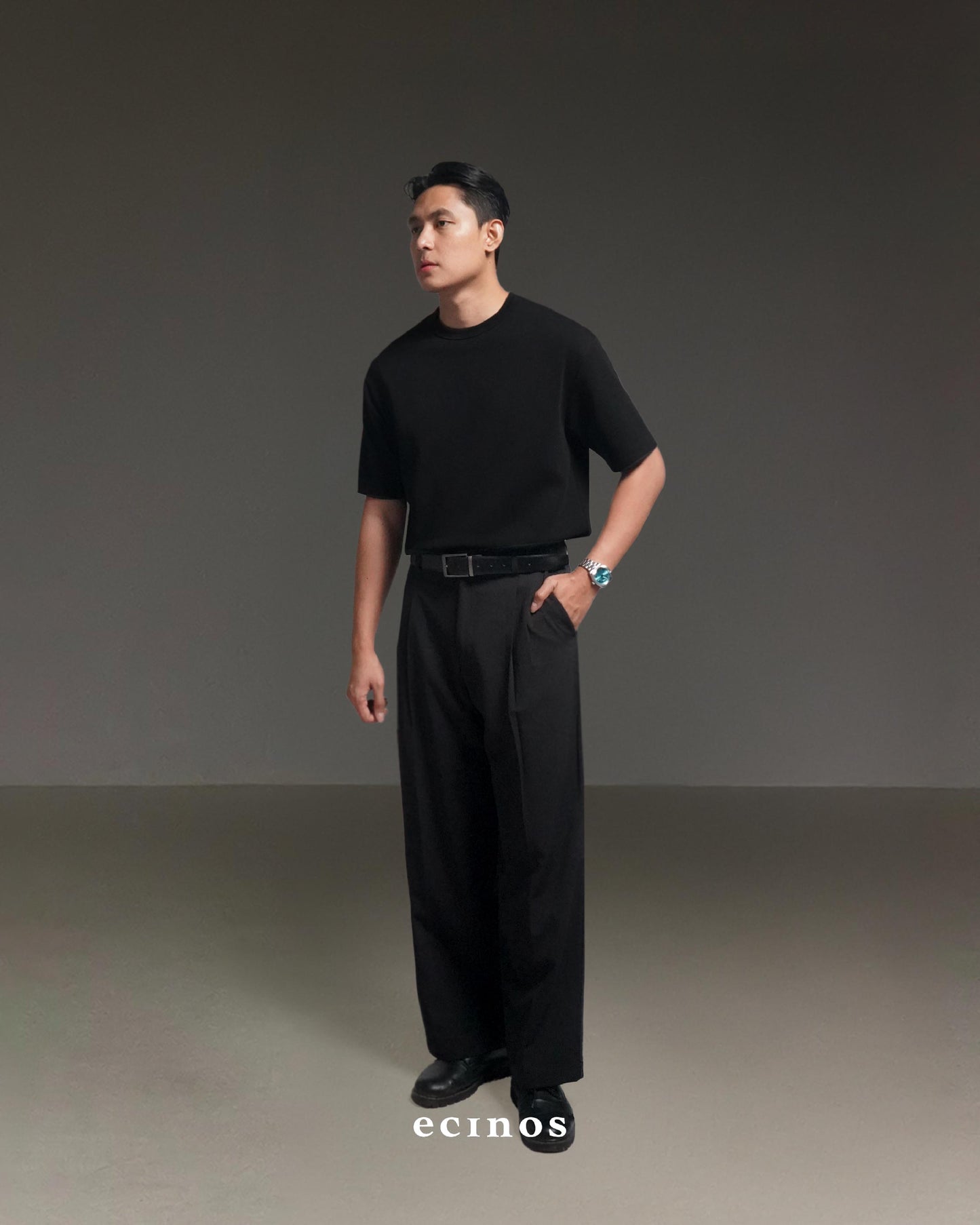 ECINOS MAN  - Harvey Pleated Straight Trousers