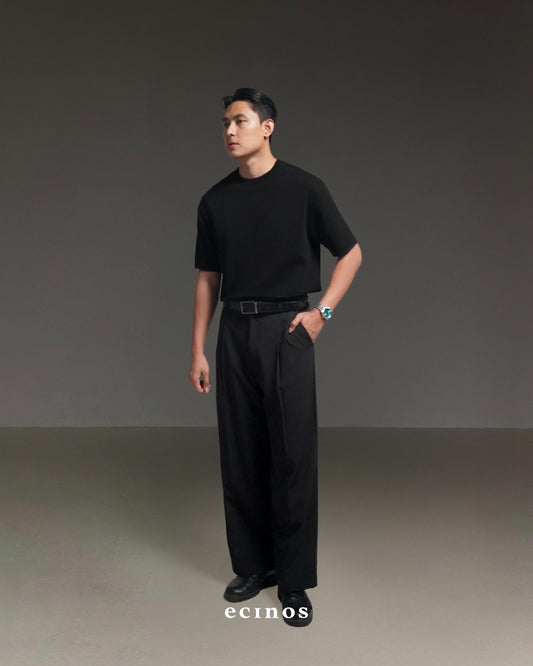 ECINOS MAN  - Harvey Pleated Straight Trousers