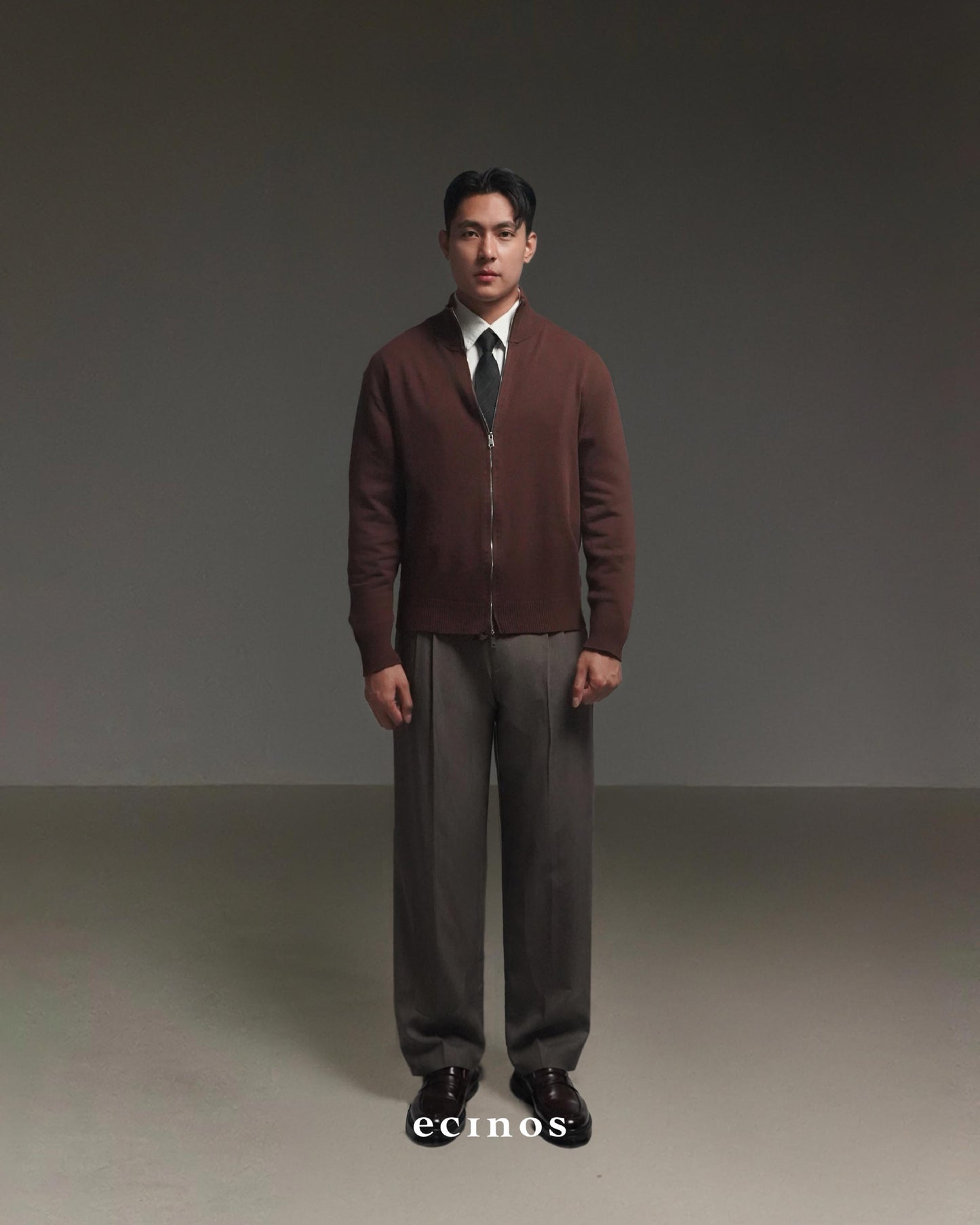 ECINOS MAN  - Harvey Pleated Straight Trousers