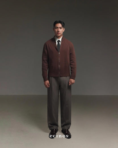 ECINOS MAN  - Harvey Pleated Straight Trousers