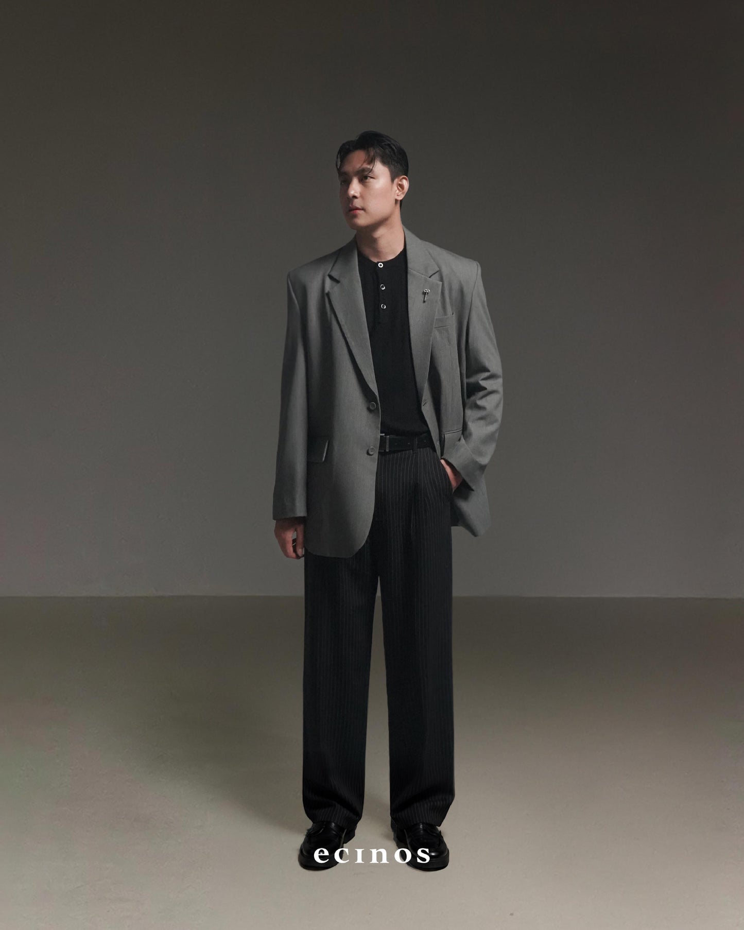 ECINOS MAN  - Harvey Pleated Straight Trousers