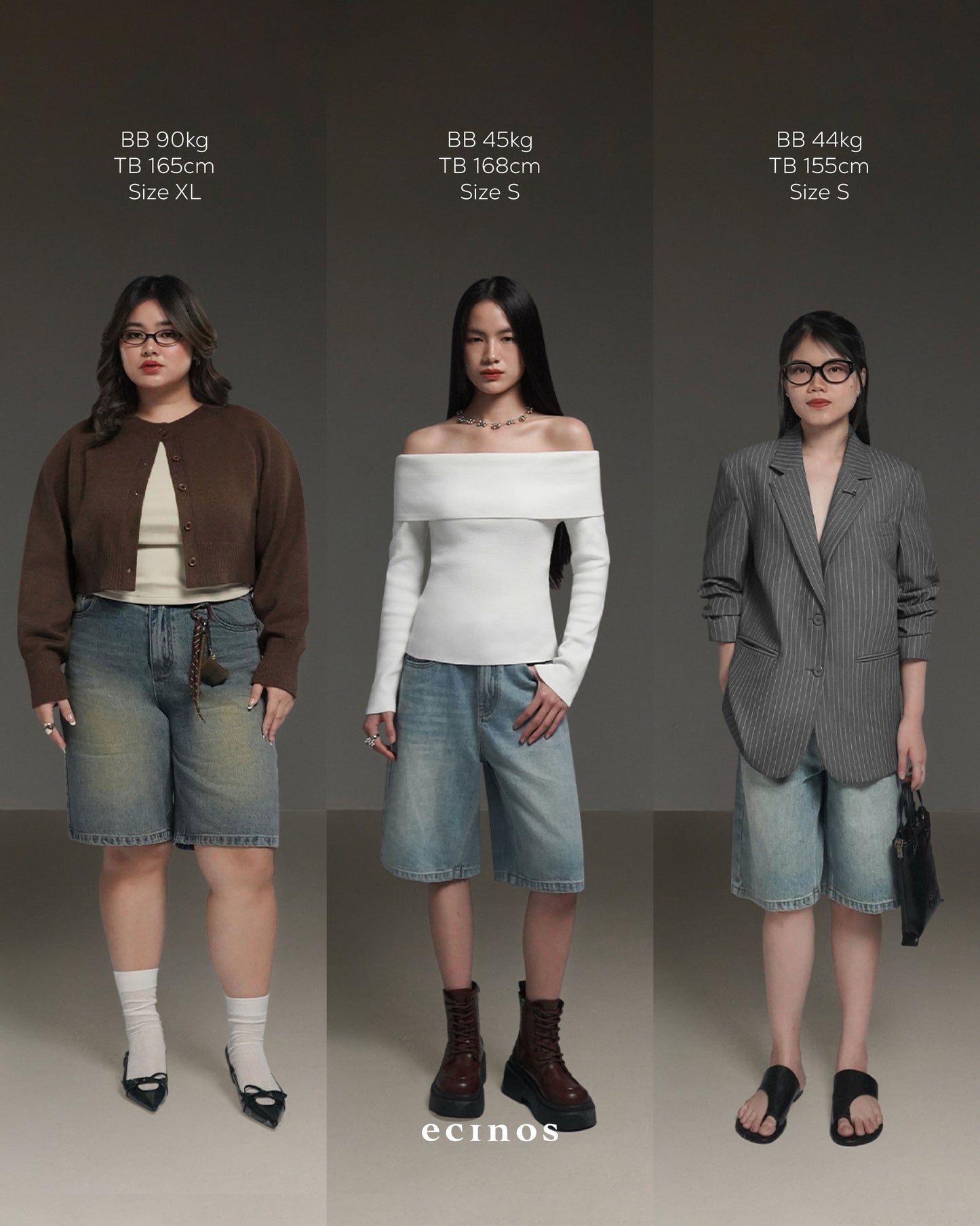 ECINOS - DENIM Jorts