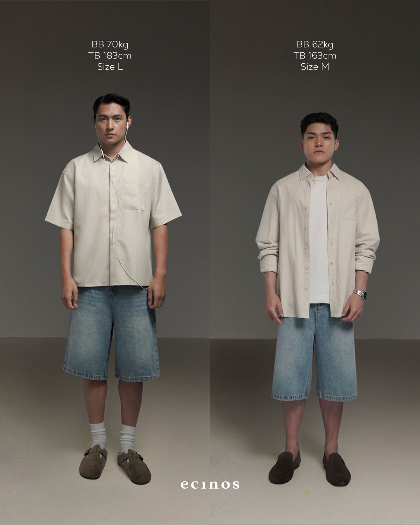 ECINOS Man - DENIM Jorts (Man Version)