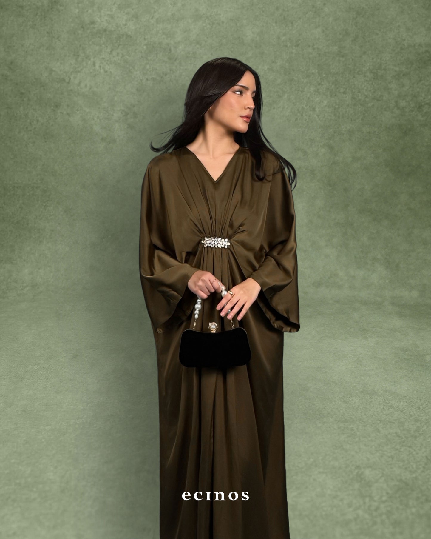 ECINOS - Sateen Crystal Kaftan