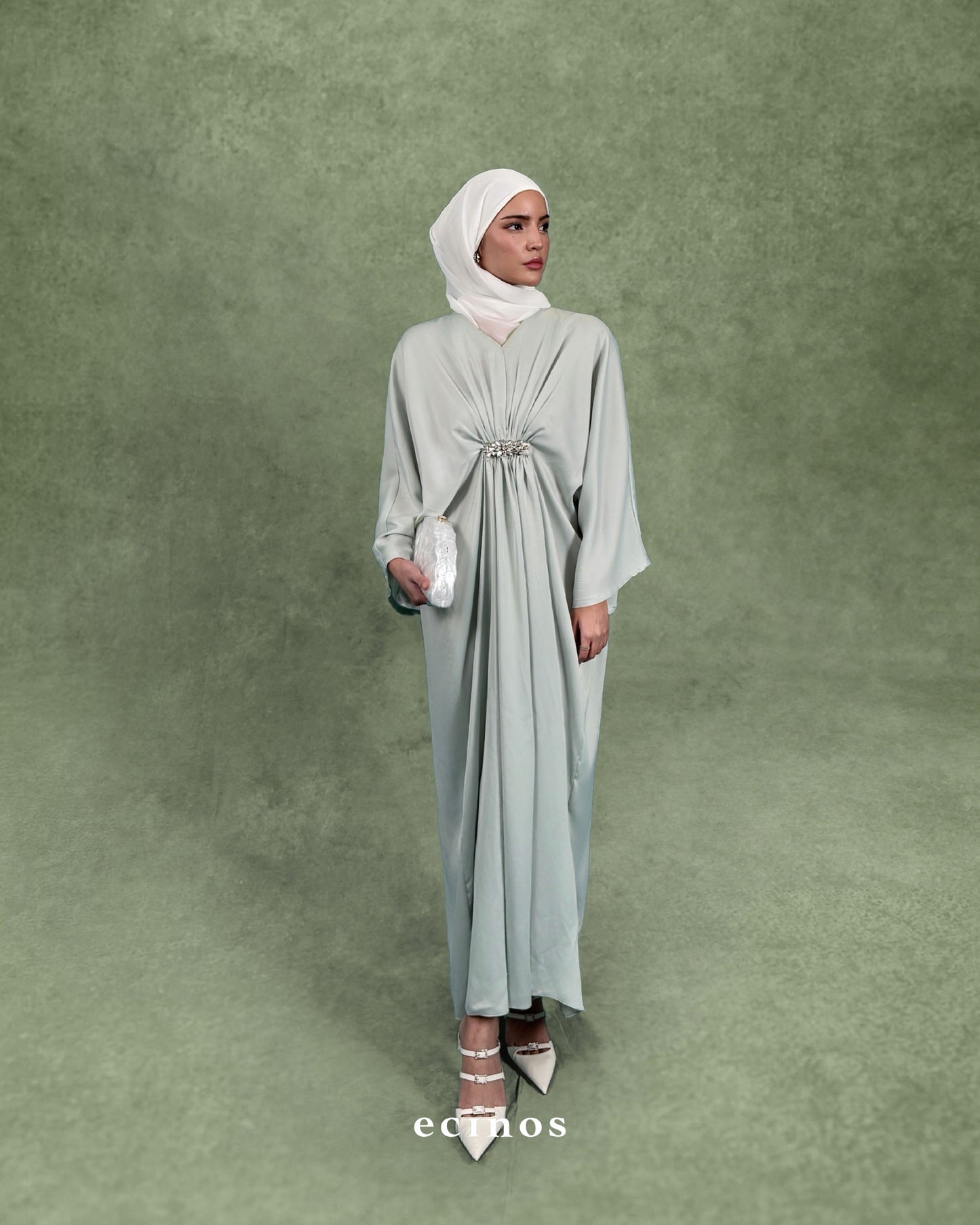 ECINOS - Sateen Crystal Kaftan