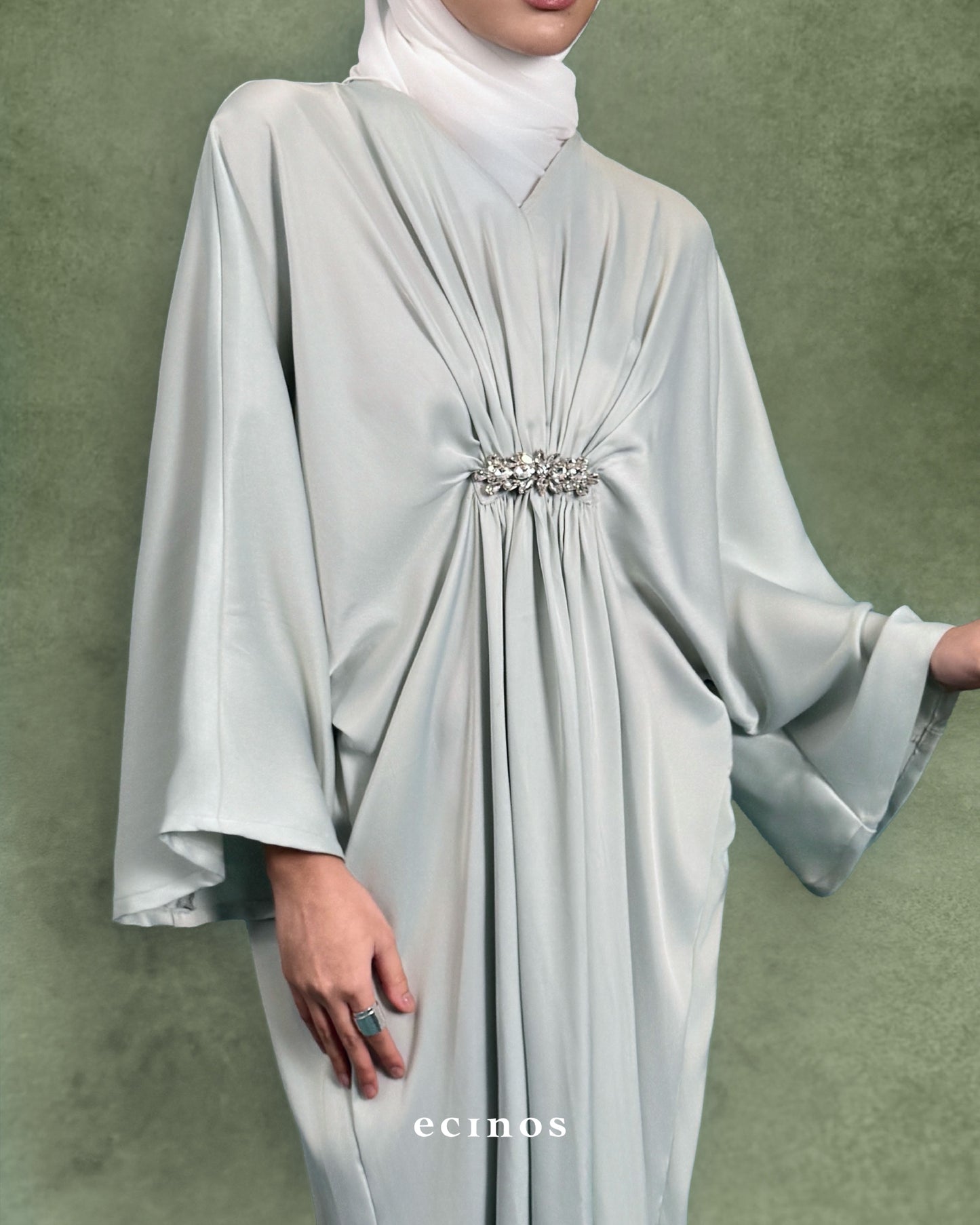 ECINOS - Sateen Crystal Kaftan
