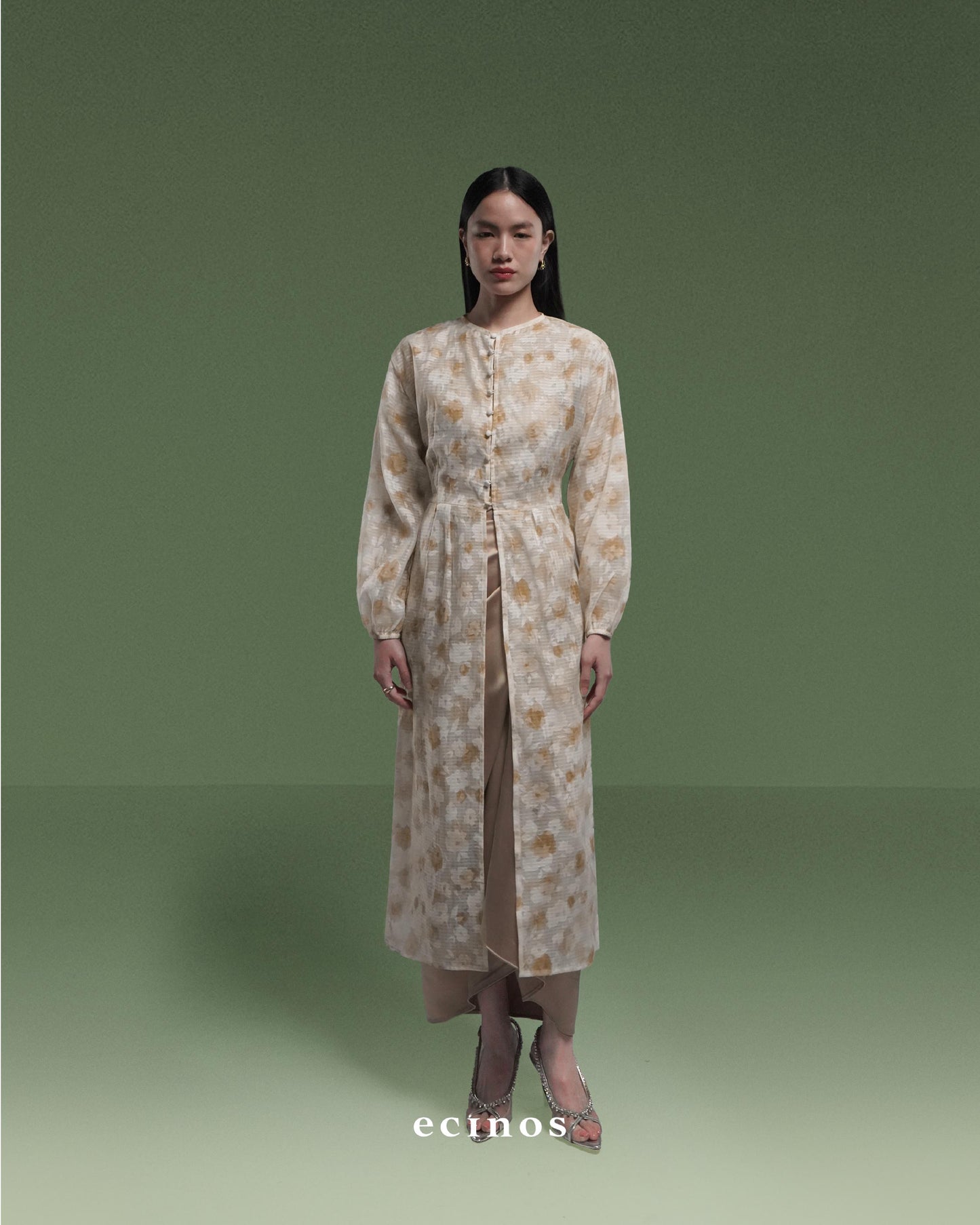 ECINOS - Floral Printed Tulle Set 2.0