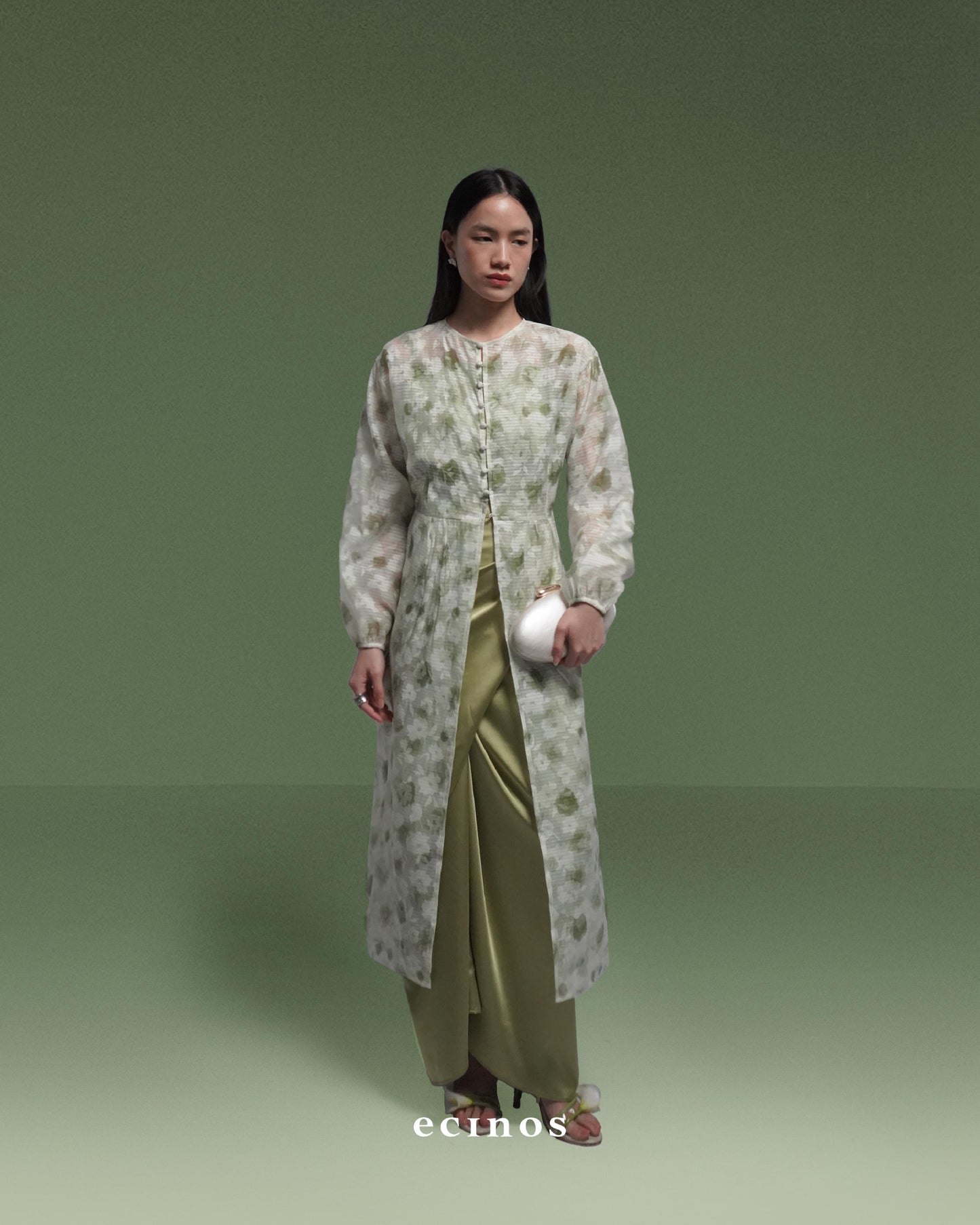 ECINOS - Floral Printed Tulle Set 2.0