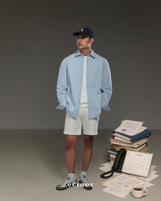 ECINOS Man - 100% Cotton Oversized Shirt (Man Version)