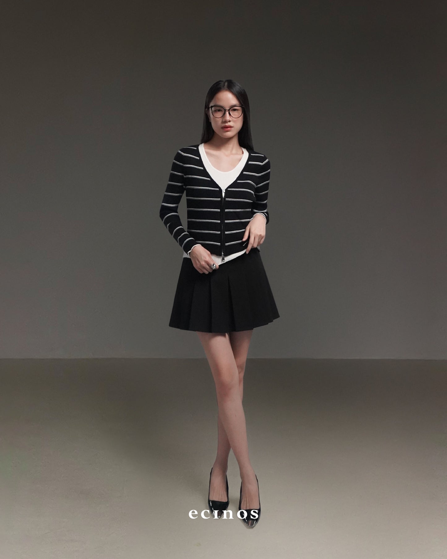 ECINOS - Solene Pleated Mini Skort