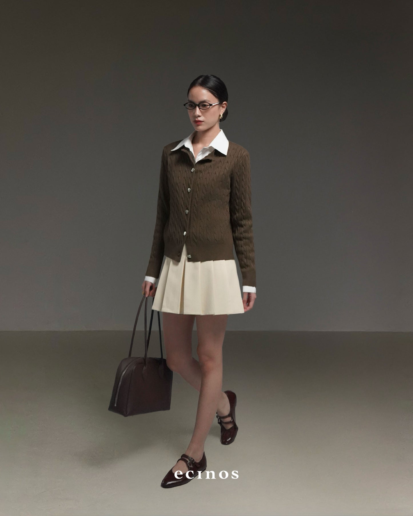 ECINOS - Solene Pleated Mini Skort