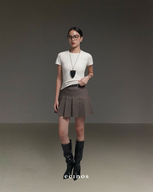 ECINOS - Solene Pleated Mini Skort