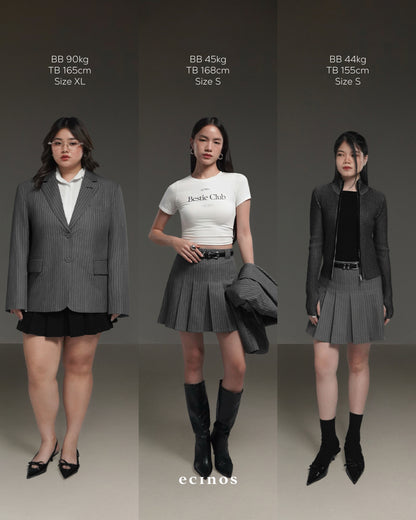 ECINOS - Solene Pleated Mini Skort