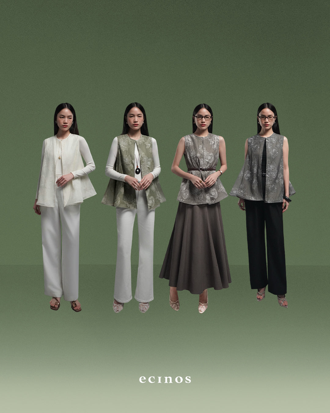 ECINOS - Camellia Panelled Outer