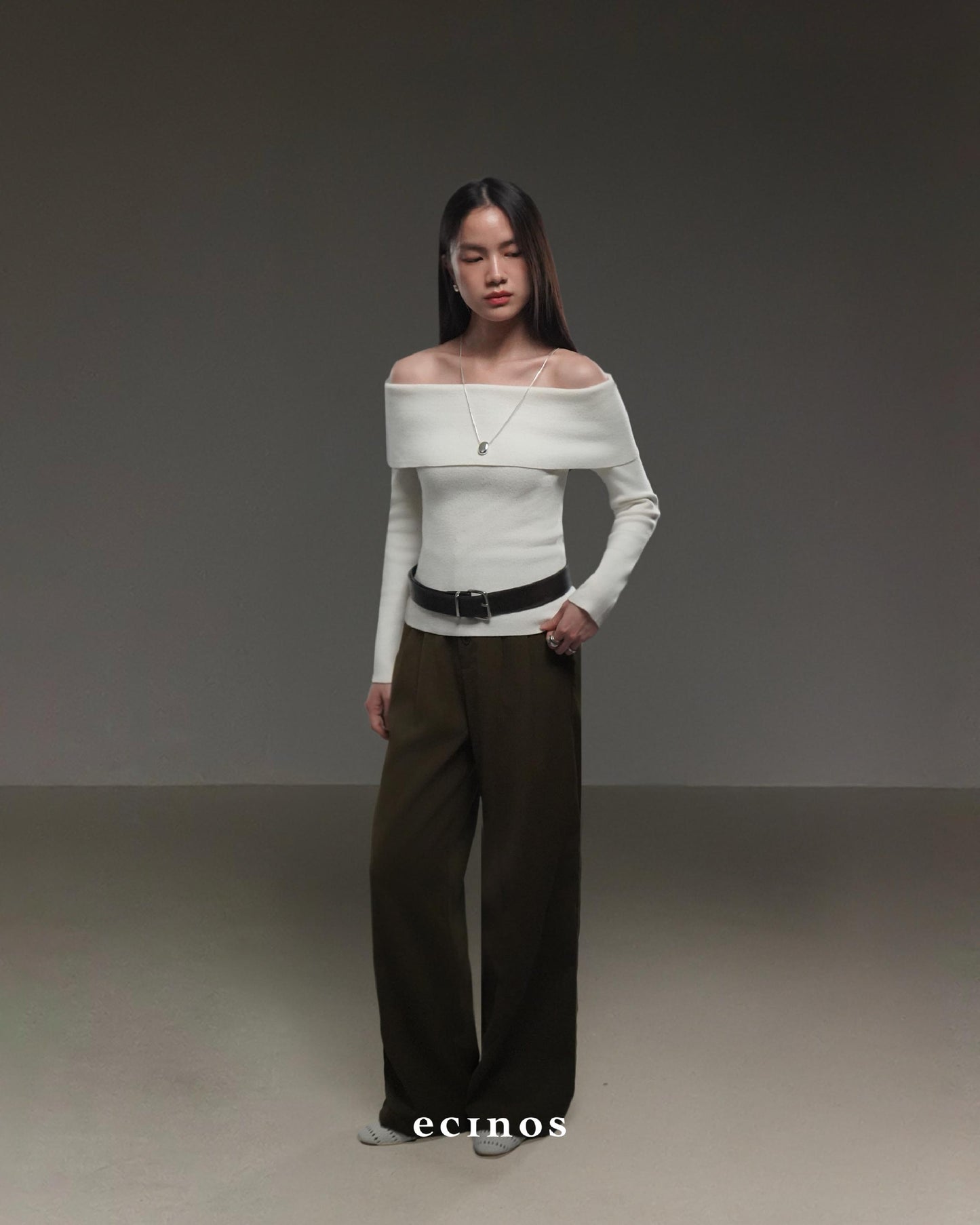 ECINOS - Peggy High-Waisted Pants