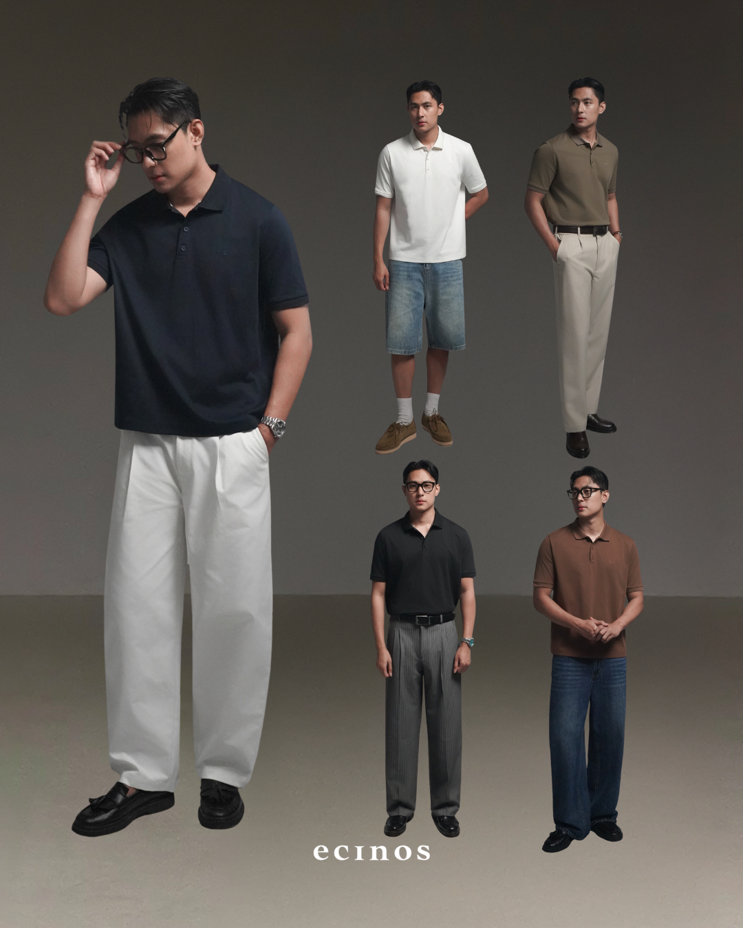 ECINOS MAN - Pete Cotton Polo Top
