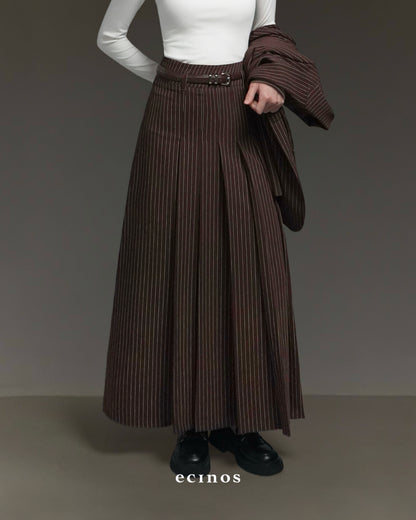 ECINOS - Elene Pleated Midi Skirt & Maxi Skirt
