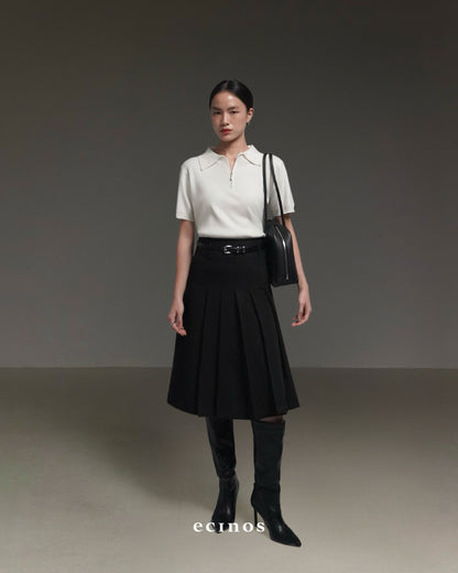 ECINOS - Elene Pleated Midi Skirt & Maxi Skirt