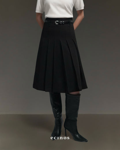ECINOS - Elene Pleated Midi Skirt & Maxi Skirt