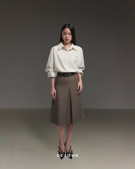 ECINOS - Elene Pleated Midi Skirt & Maxi Skirt
