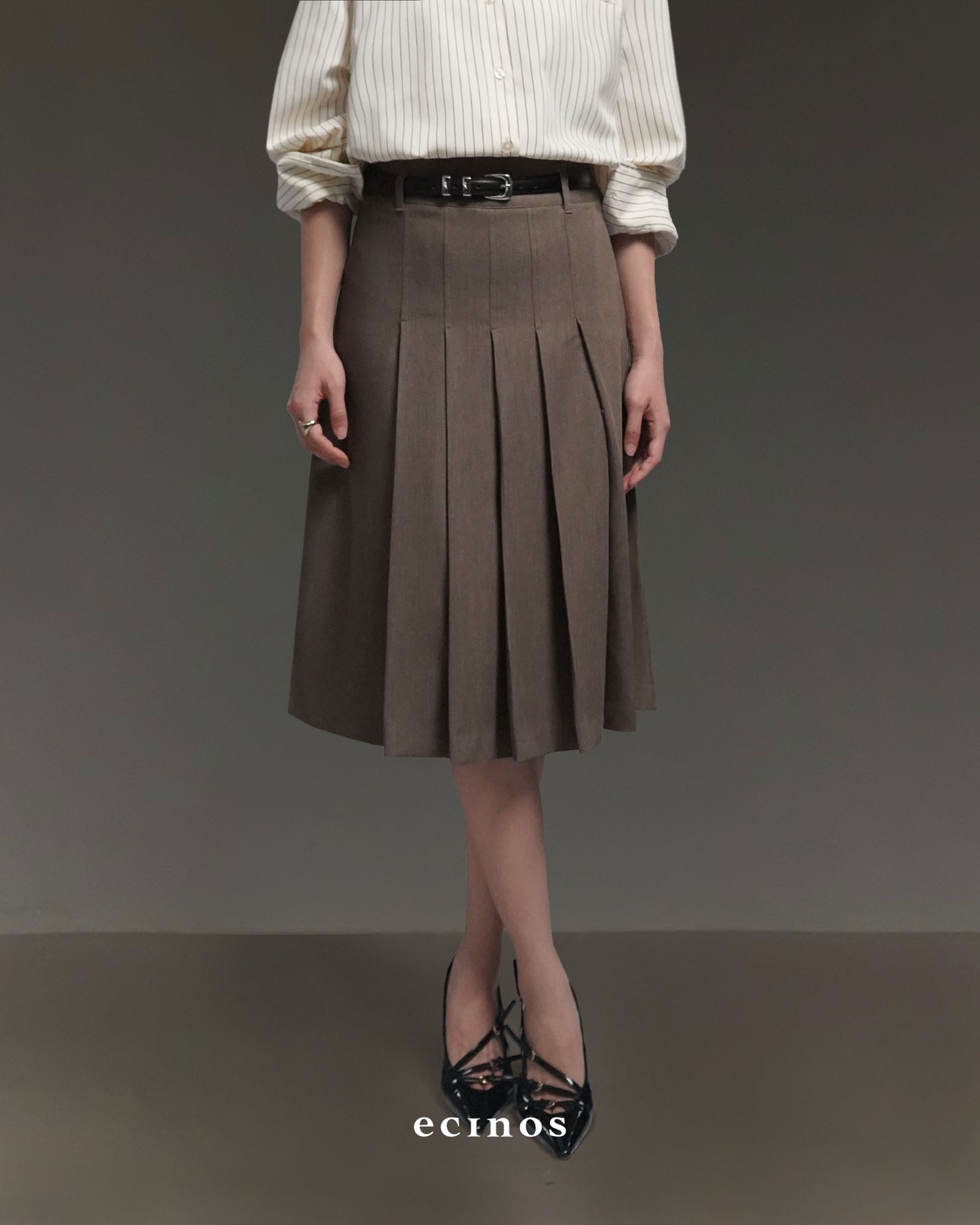 ECINOS - Elene Pleated Midi Skirt & Maxi Skirt