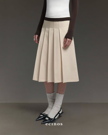 ECINOS - Elene Pleated Midi Skirt & Maxi Skirt