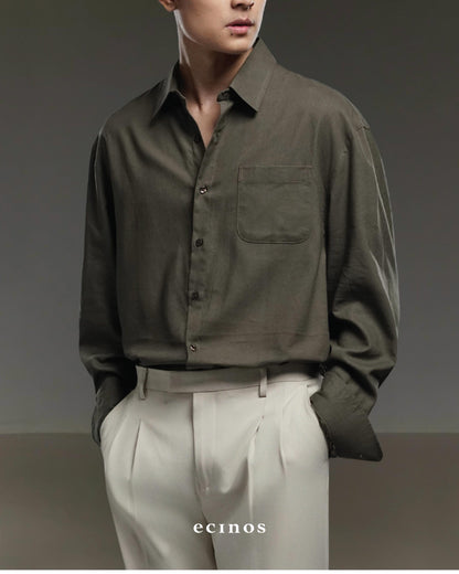 ECINOS Man - Philo Oversized Linen Shirt