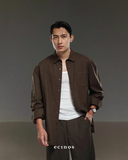 ECINOS Man - Philo Oversized Linen Shirt