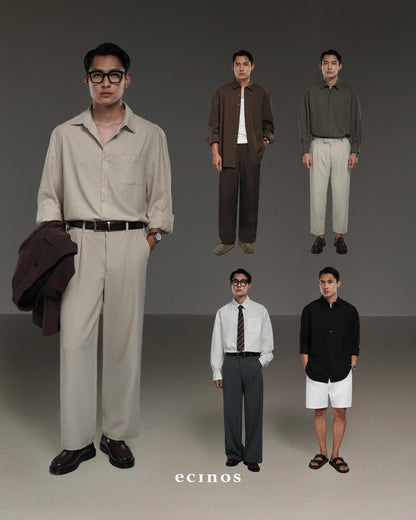 ECINOS Man - Philo Oversized Linen Shirt