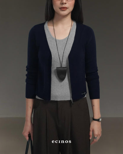 ECINOS - Rosie Layered Double-Zip Cardigan