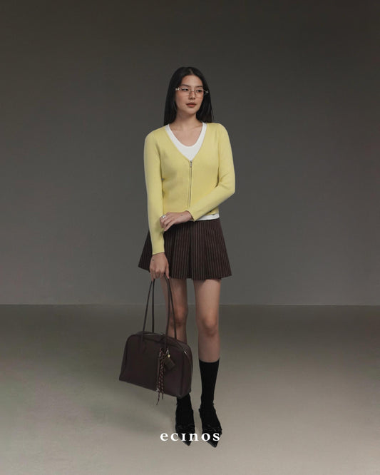 ECINOS - Rosie Layered Double-Zip Cardigan