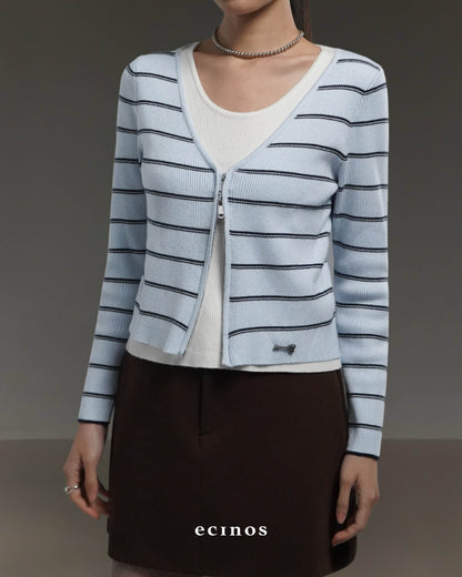 ECINOS - Rosie Layered Double-Zip Cardigan