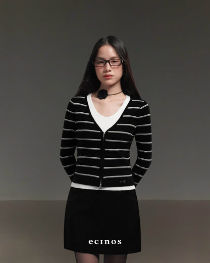 ECINOS - Rosie Layered Double-Zip Cardigan