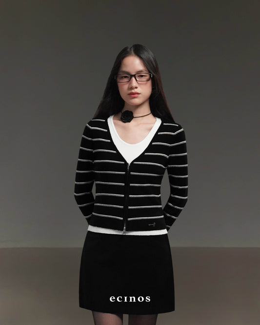 ECINOS - Rosie Layered Double-Zip Cardigan