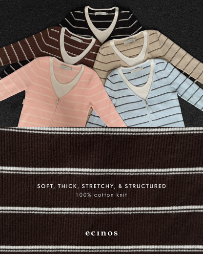 ECINOS - Rosie Layered Double-Zip Cardigan