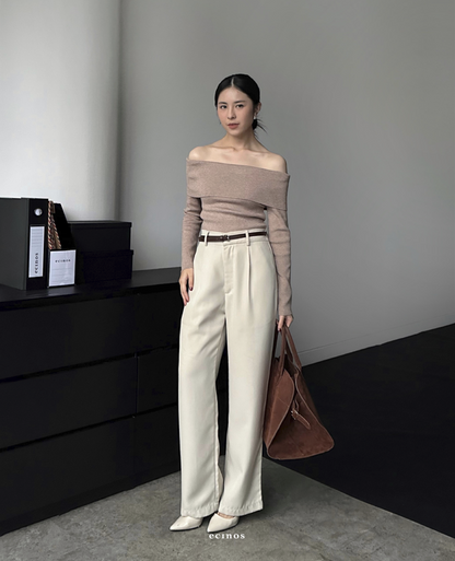 ECINOS - HR Off Shoulder Knit Top