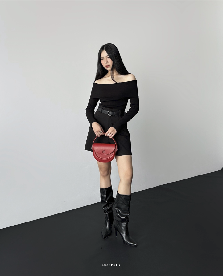 ECINOS - HR Off Shoulder Knit Top
