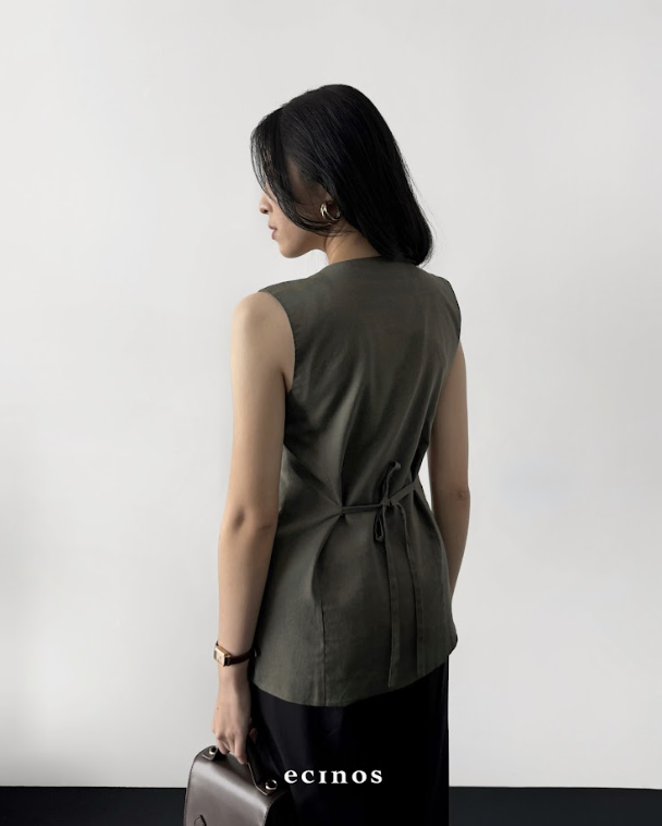 Eros Linen Vest