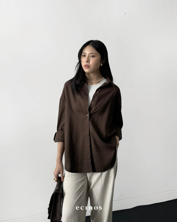 Philia Oversized Linen Shirt