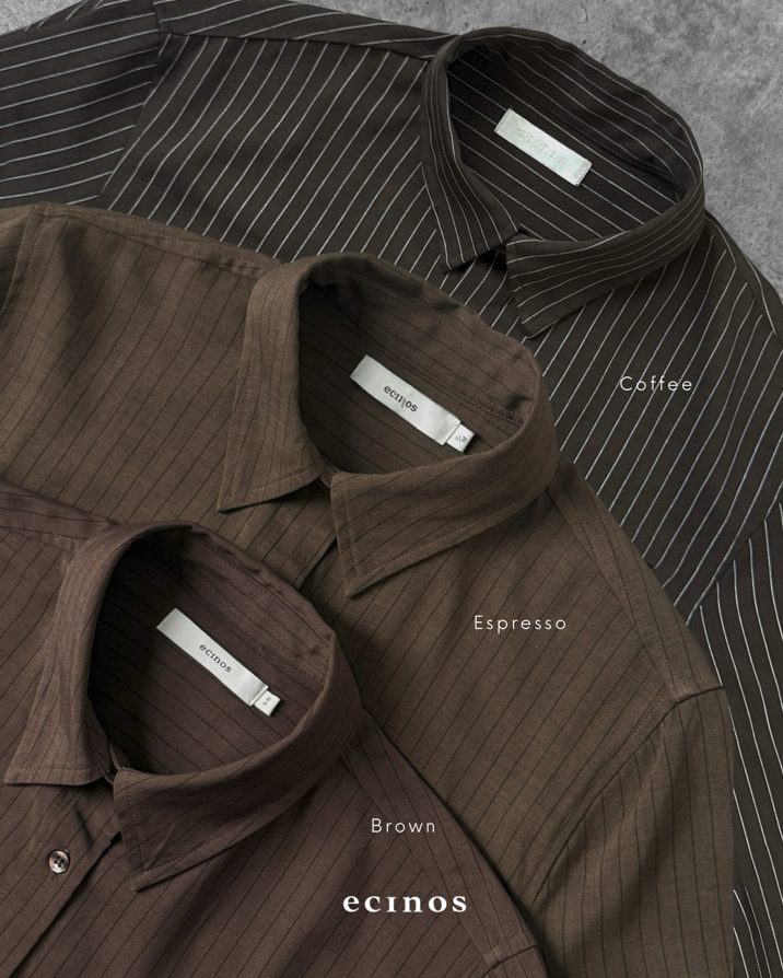 ECINOS Man - Striped Oversized Shirt (Man Version)