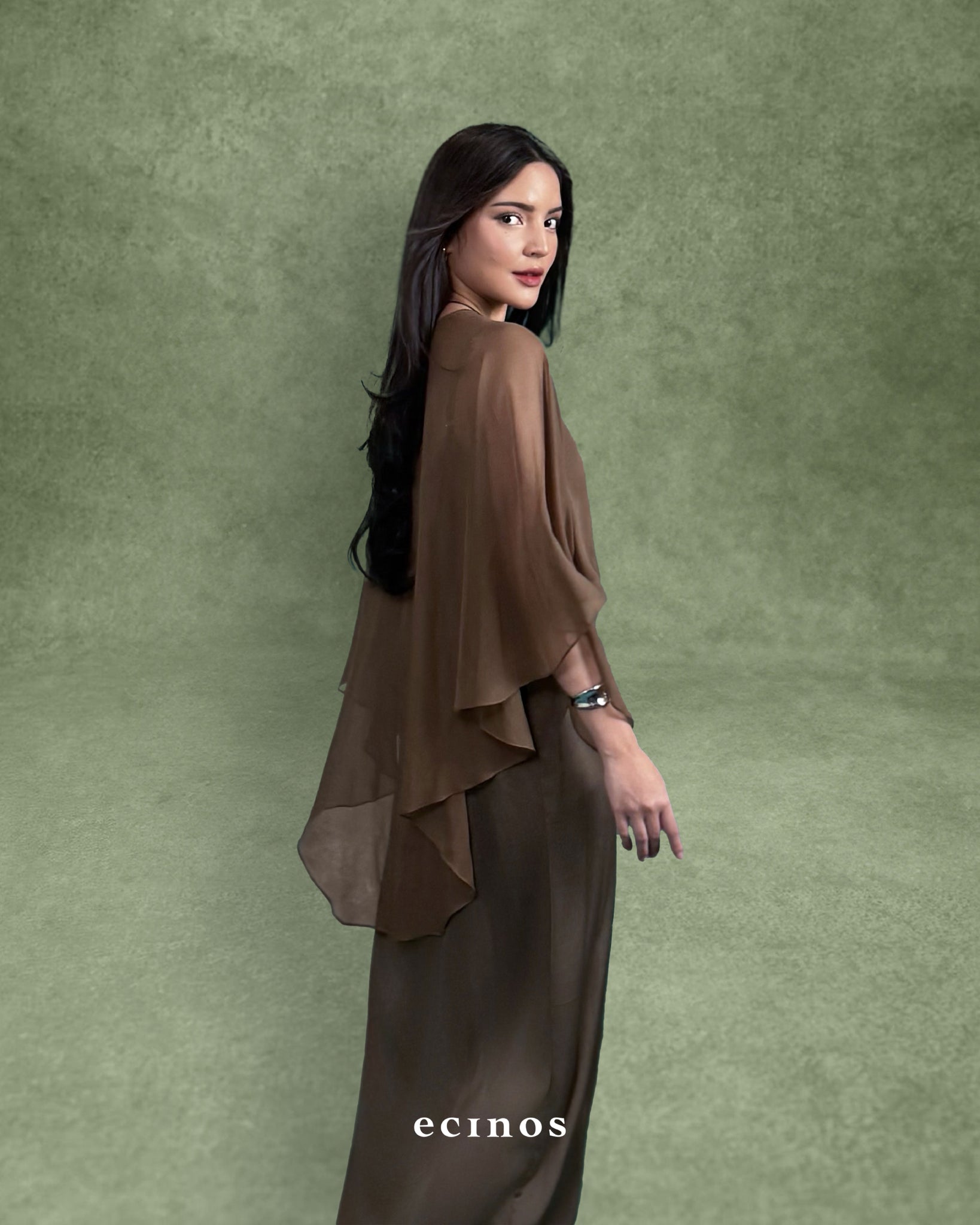 ECINOS - Sateen Tulle Dress Set